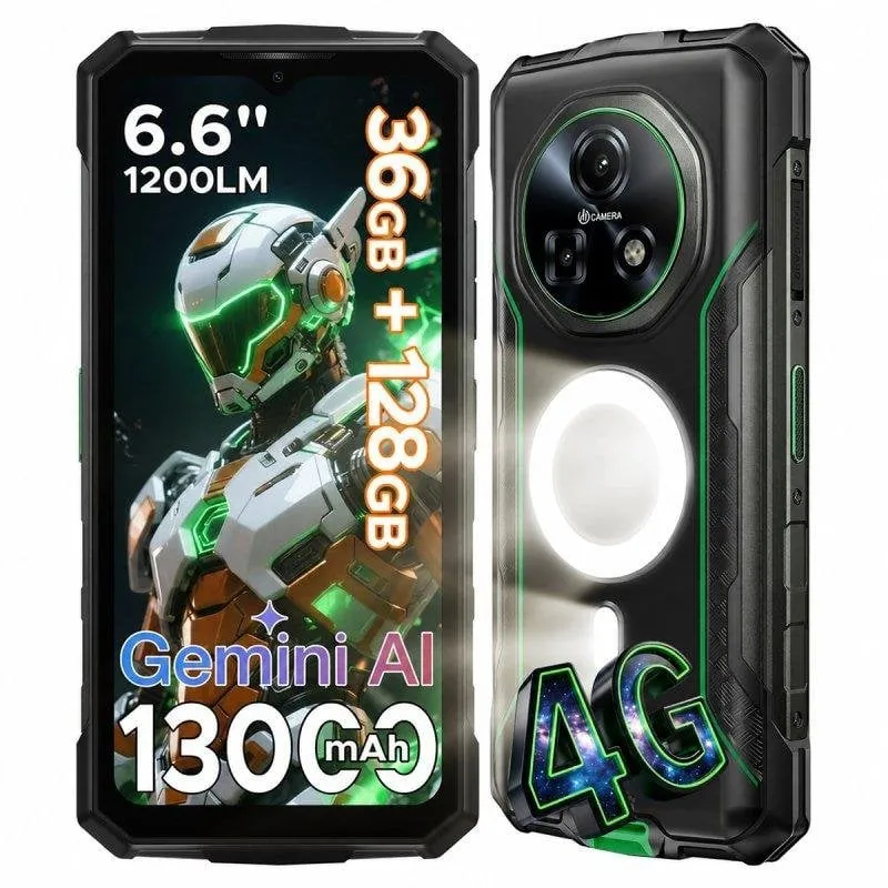 Doogee Fire 5 Ultra 4G 6GB 128GB 6.6" Verde - immagine 1