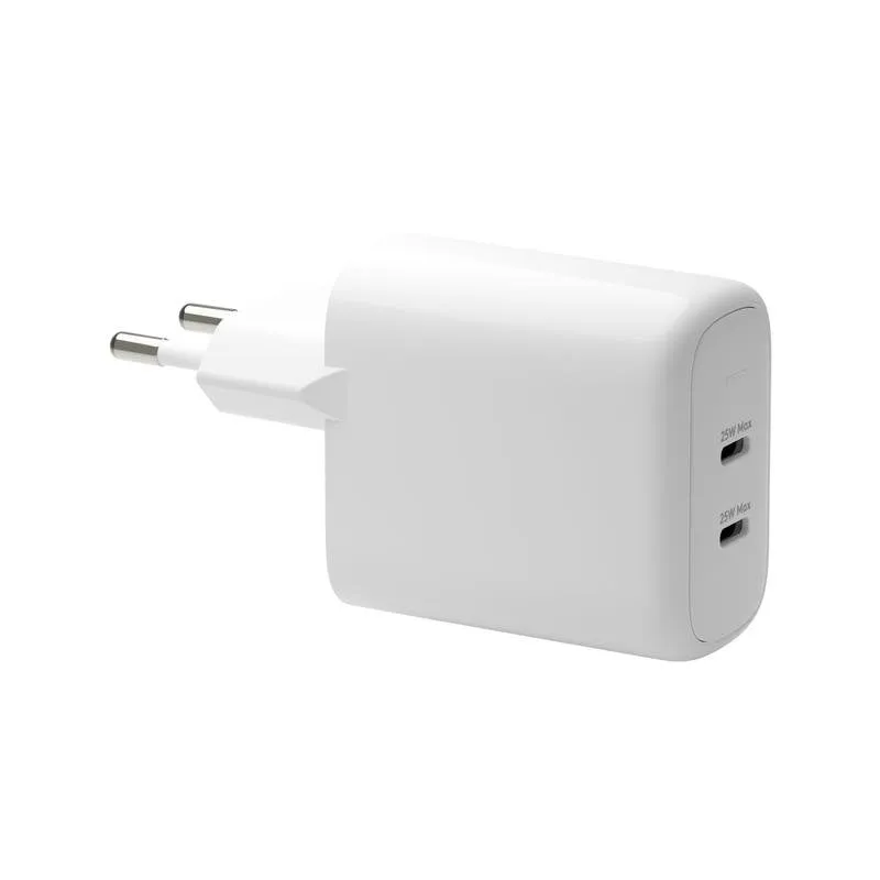 Caricatore DBRAMANTE1928 CH25EUWH7096 2 Porte USB-C 25W Bianco - immagine 1
