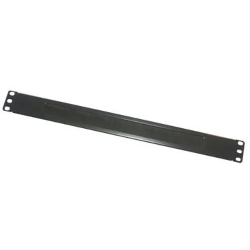 Pannello passacavi con spazzola MCL 9A/BS-01 1U Acciaio Nero - immagine 1