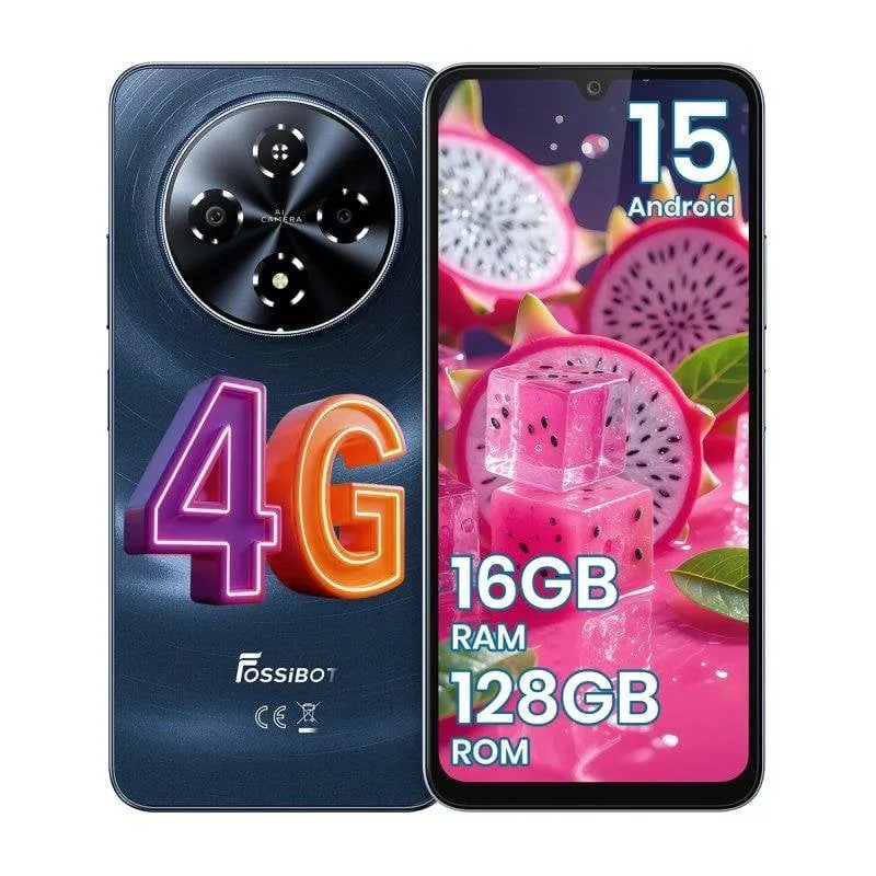 Fossibot S5 4G 128GB 4GB 6.88" Nero fotocamera 13MP - immagine 1