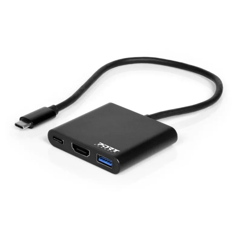Base per portatili Port Designs PORT Connect 900140 USB-C 4K Ultra HD 60W - immagine 1