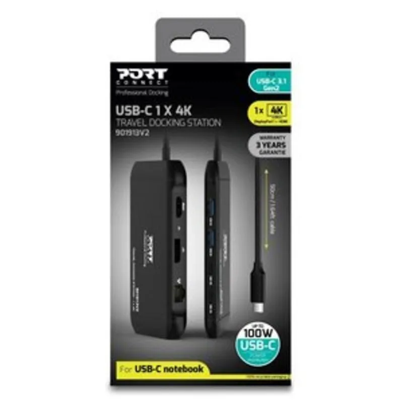 Docking station USB-C Port Designs PORT Connect 4K 100W 7 dispositivi - immagine 1