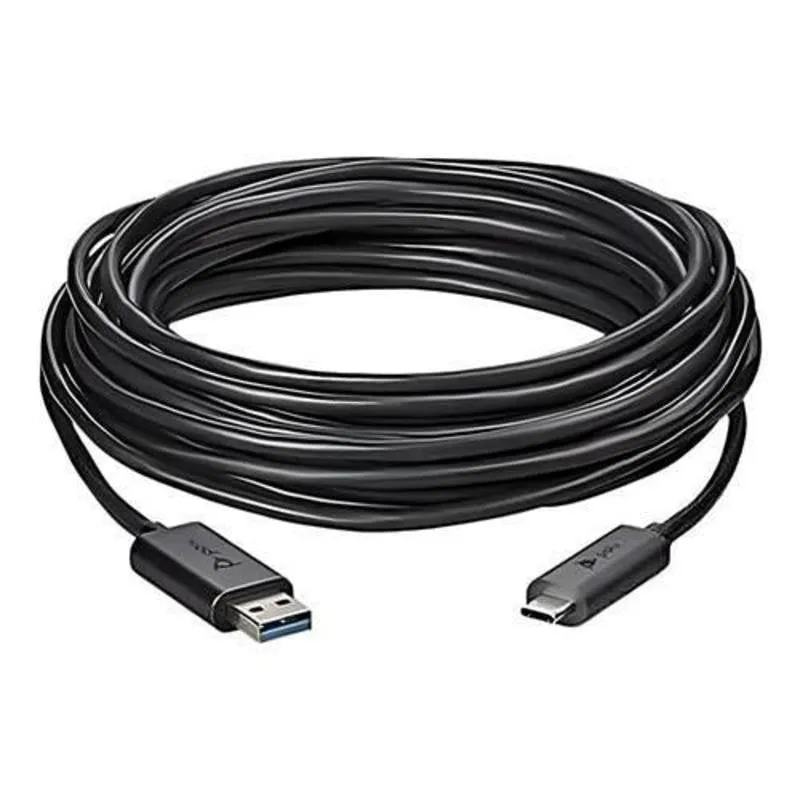 Cavo USB HP Poly Active Optical 10 m USB A a USB C USB 3.2 Gen 1 Nero - immagine 1
