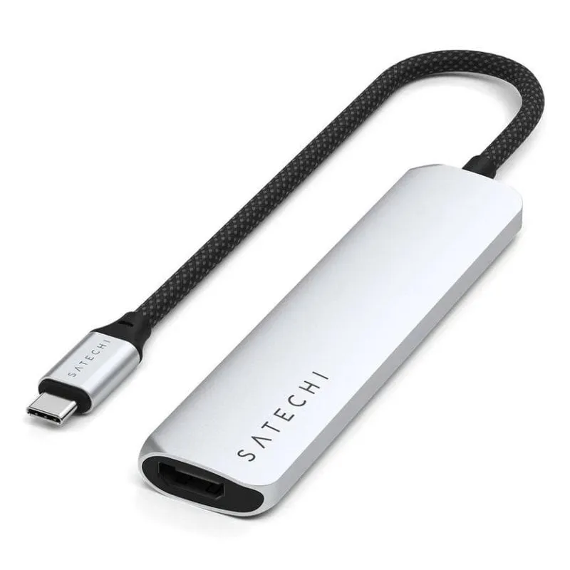 Hub Satechi 6 porte 10 Gbit/s modello ST-P6SS con HDMI e lettore SD - immagine 1
