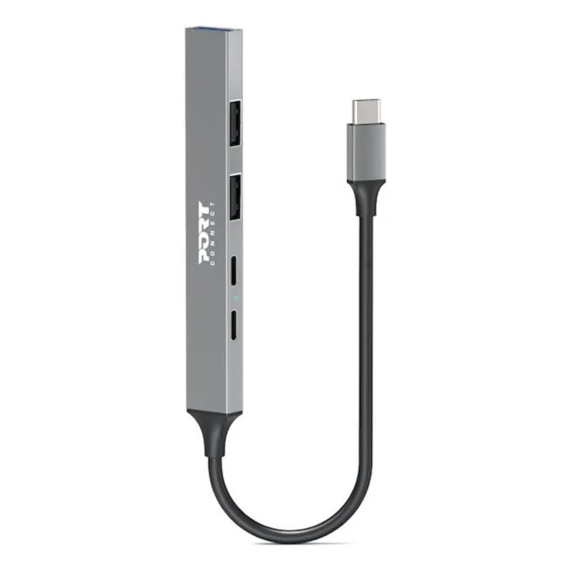 Hub Port Designs 4 porte 5000 Mbit/s modello 900163 con PD 100W - immagine 1