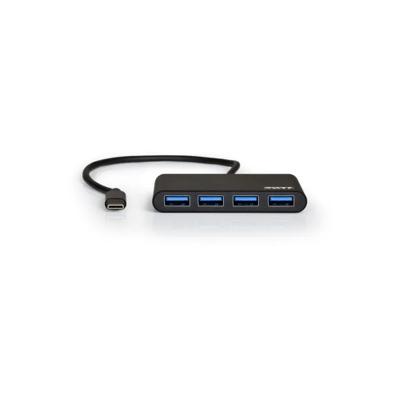 Hub Port Designs 4 porte 5000 Mbit/s USB 3.2 Gen 1 900123 nero ABS - immagine 1