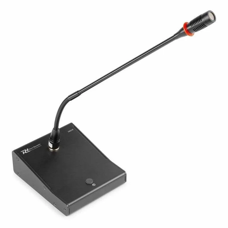 Microfono Power Dynamics TM370 condensatore con gong e anello LED - immagine 1
