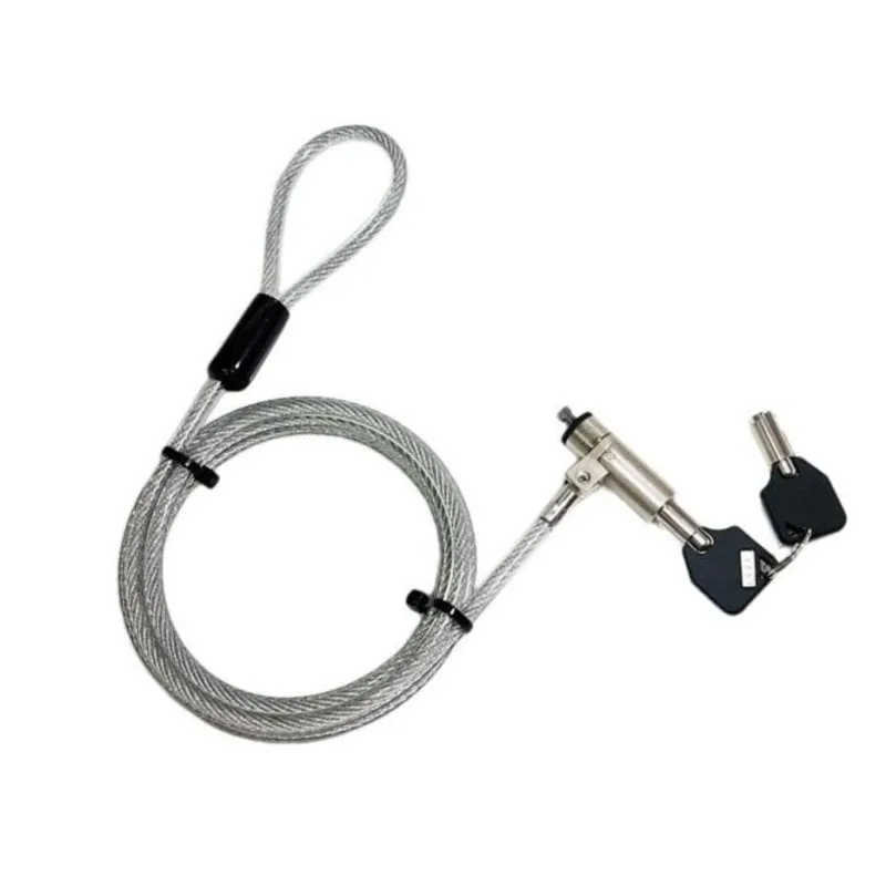 Cavo antifurto DLH DY-CS4113 1,8 m Nano Chiave Argento - immagine 1