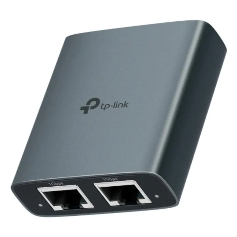 Splitter Ethernet TP-Link EH210 1 a 2 Gigabit Nero Metallo - immagine 1