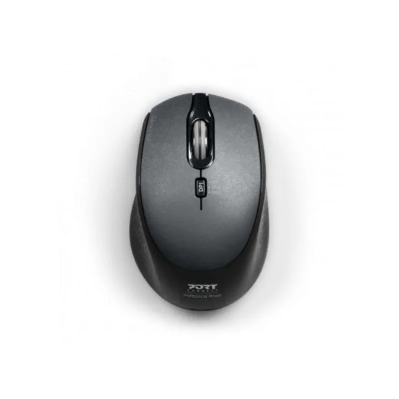 Mouse Port Designs PORT Connect 900713 Wireless Ambidestro Nero 2.4 GHz - immagine 1