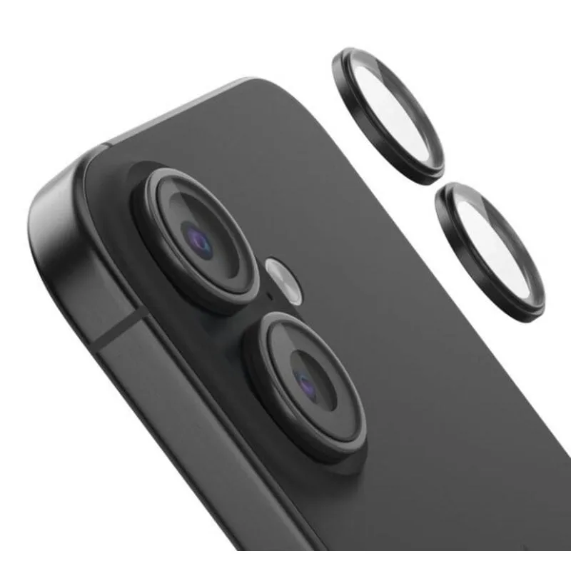 Protettore per obiettivo in vetro temperato Belkin ScreenForce per iPhone 16 e 16 Plus - immagine 1