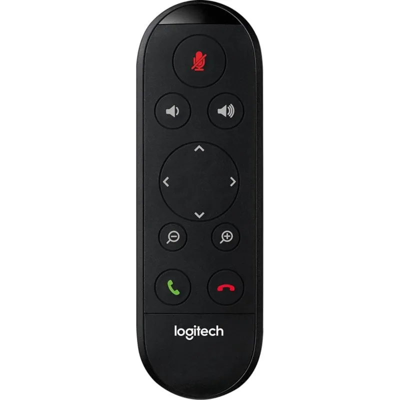 Telecomando Logitech ConferenceCam Connect per webcam, IR wireless, Nero/Argento - immagine 1