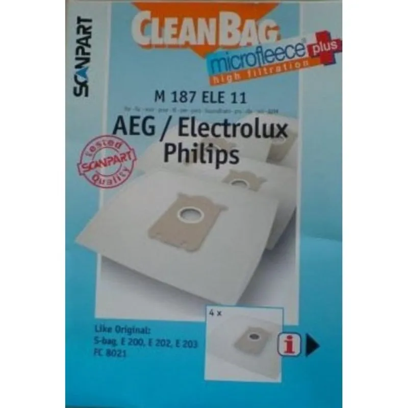 Borsa di aspirazione AEG Cleanbag M 187 ELE 11 5 pezzi - immagine 1