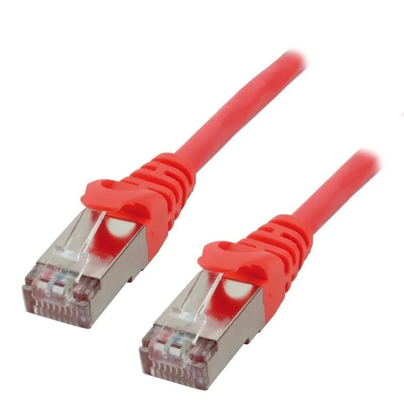Cavo di rete MCL RJ45 Cat6 0,5 m Rosso F/UTP - immagine 1