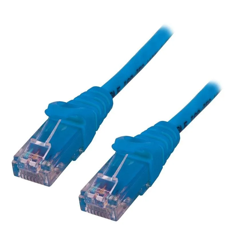 Cavo di rete MCL Cat6 U/UTP 5 m blu RJ45 - immagine 1