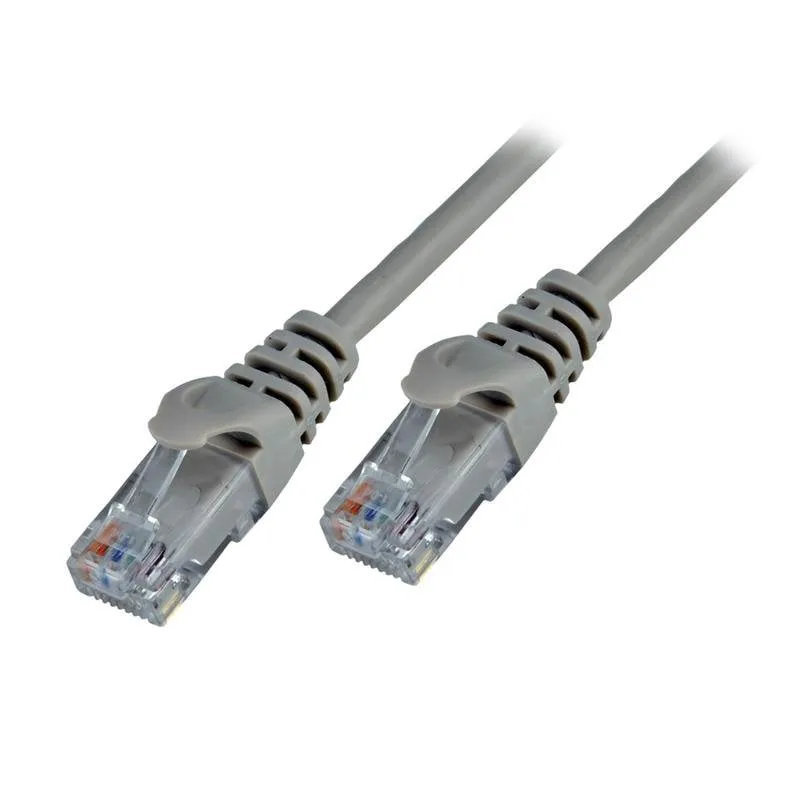 Cavo di rete MCL Cat6 U/UTP 1 m Grigio RJ-45 - immagine 1