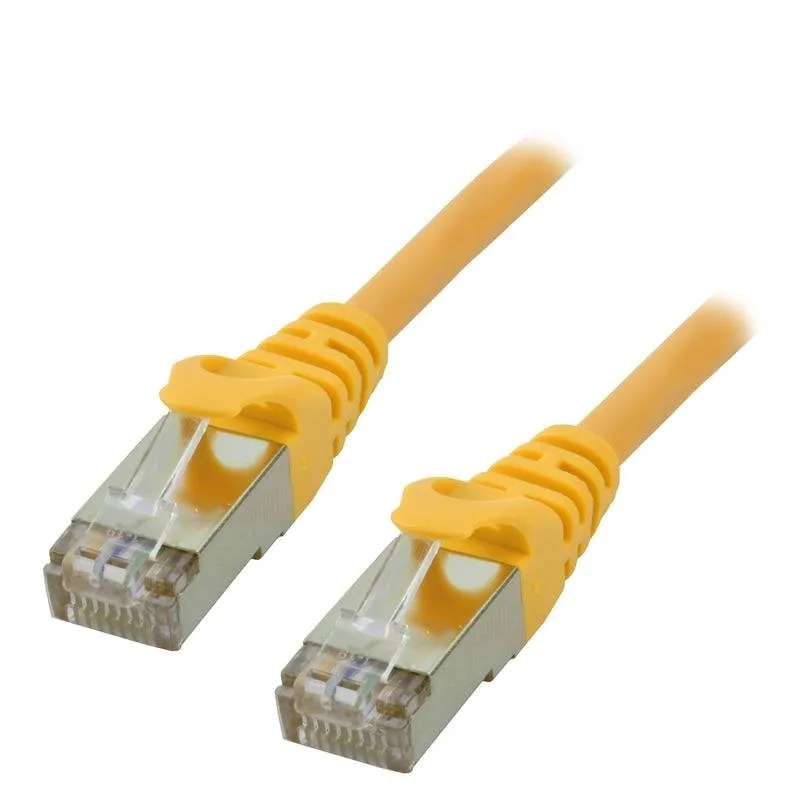 Cavo di rete MCL Cat6 1 m giallo schermato F/UTP - immagine 1