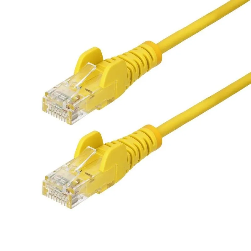 Cavo di rete StarTech.com N6PAT25CMYLS Cat6 UTP 0,25 m giallo - immagine 1