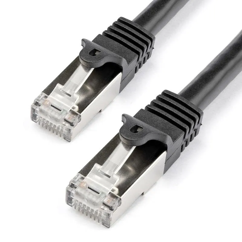 Cavo di rete Cat6 schermato SFTP 1 m StarTech RJ45 nero - immagine 1