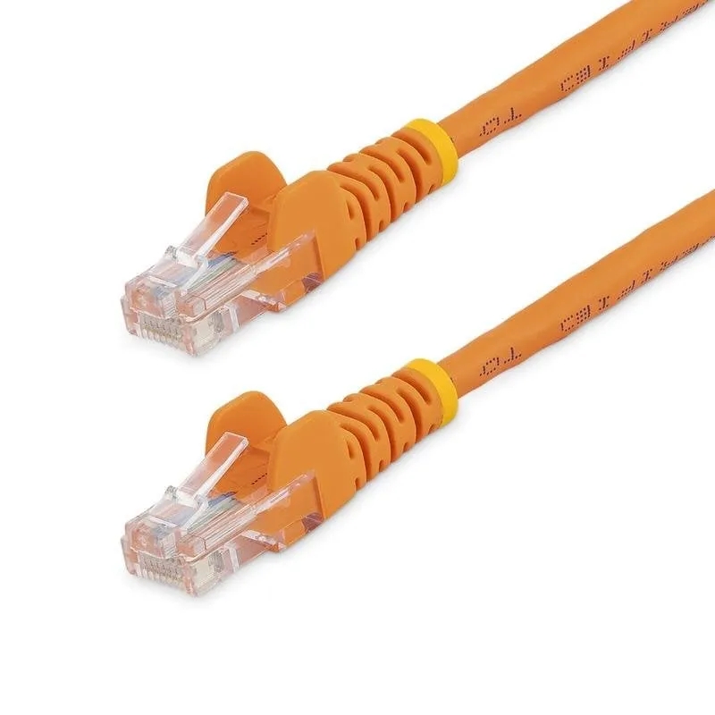 Cavo di rete StarTech Cat5e 3m arancione UTP RJ45 senza aggancio - immagine 1