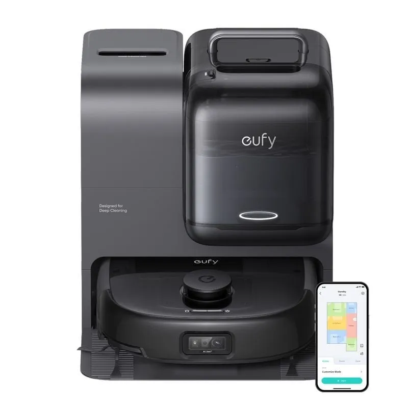 Robot Aspirapolvere Eufy Omni E28 con Stazione Tutto-in-Uno e Aspirazione 20.000 Pa - immagine 1