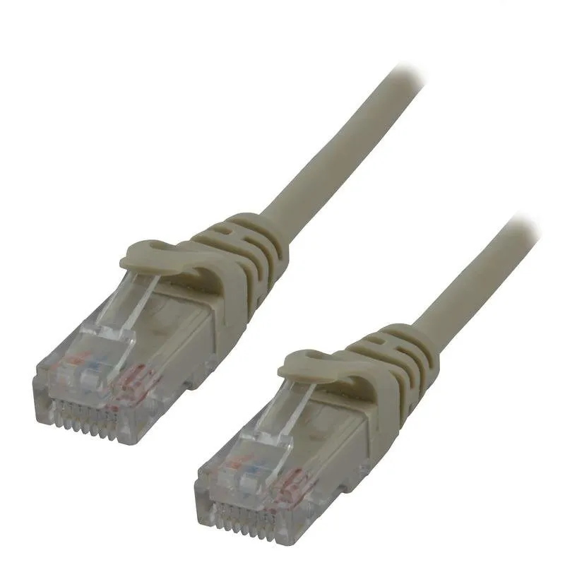 Cavo di rete MCL RJ45 Cat6a U/UTP 0,5 m grigio - immagine 1