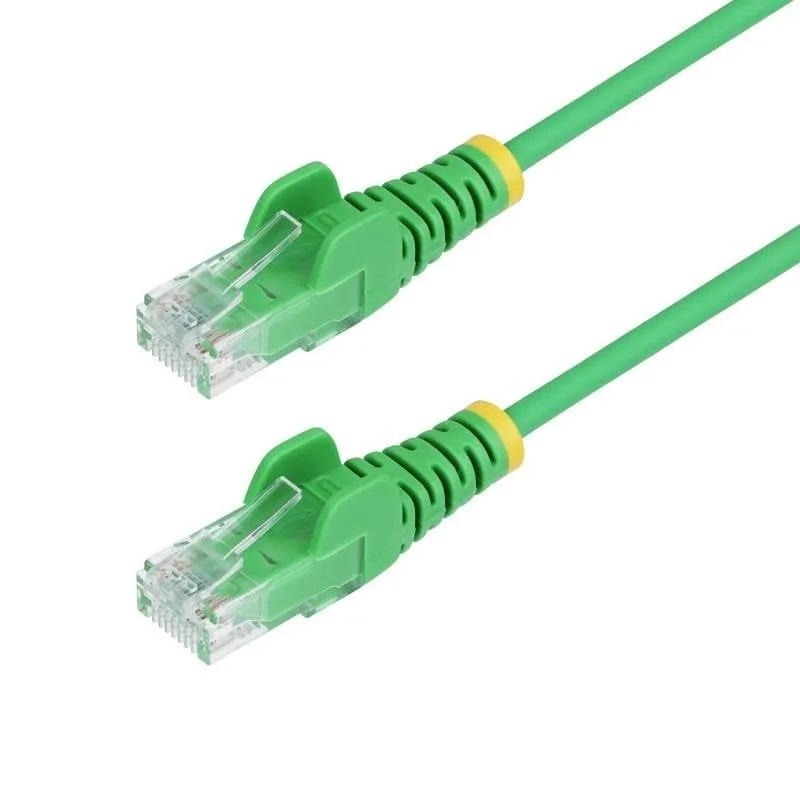 Cavo Rete Ethernet CAT6 Sottile StarTech.com 2m Verde Senza Agganci - immagine 1