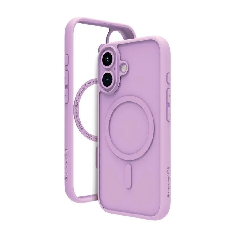 Custodia per cellulare dbramante1928 Grenen MagSafe plastica rosa per iPhone 16 - immagine 1
