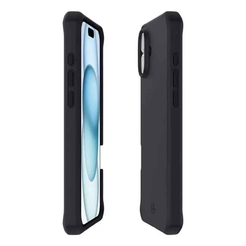 Funda para móvil Mobilis 066074 Cover Polimero Nero Antibatterica per iPhone 16 - immagine 1