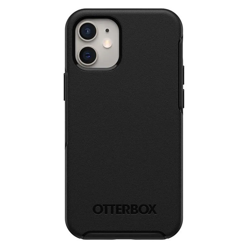 Custodia per cellulare OtterBox Symmetry Cover Policarbonato Nera Antimicrobica per iPhone 12/12 Pro - immagine 1