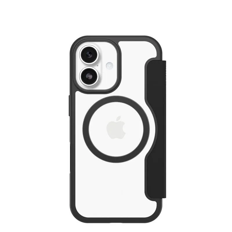 Funda para móvil OtterBox React Folio MagSafe Trasparente Nera per iPhone 17 - immagine 1
