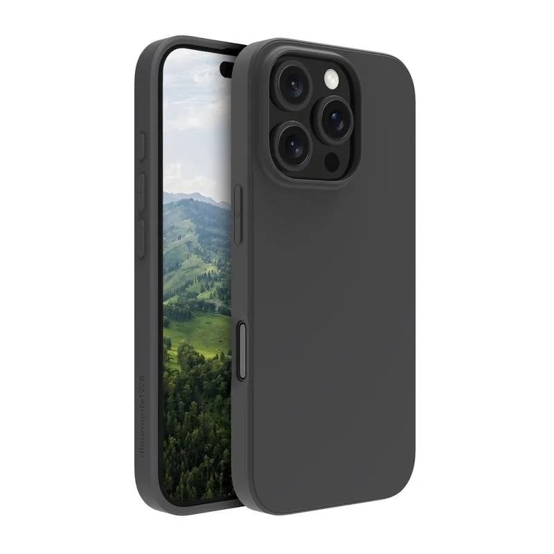 Custodia per cellulare dbramante1928 Nuuk Cover plastica nera resistente per iPhone 16 Pro - immagine 1