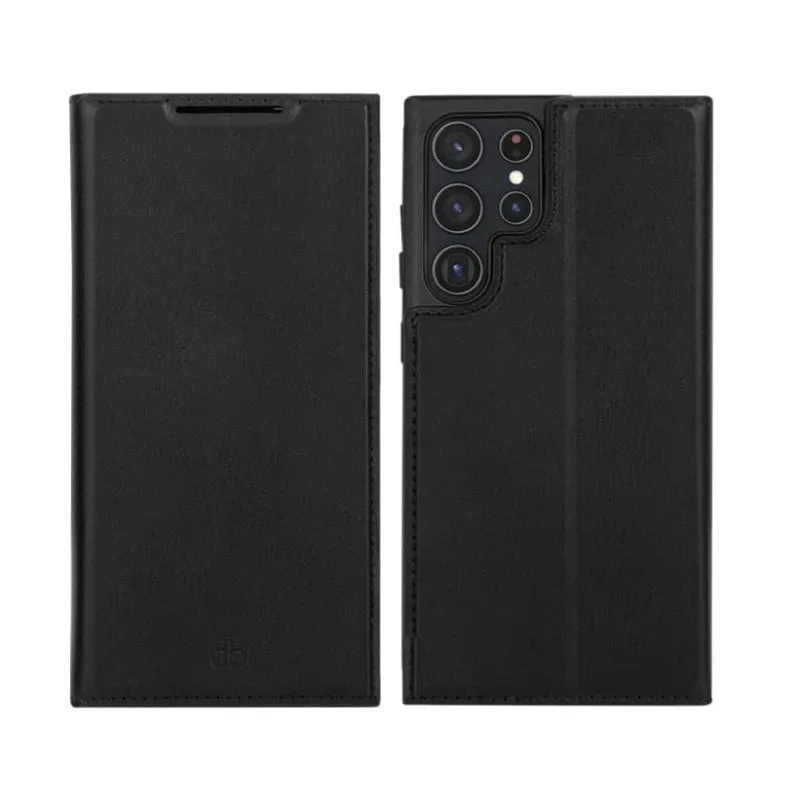 Funda para móvil dbramante1928 Oslo Folio pelle vegana nera per Galaxy S22 Ultra - immagine 1