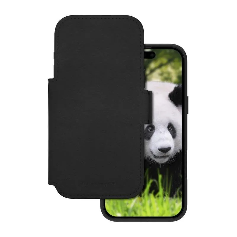 Funda para móvil dbramante1928 Lynge MS Folio pelle nera magnetica per iPhone 17 Pro Max - immagine 1