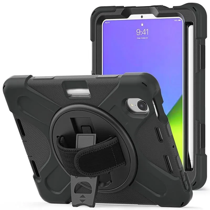 Cover DLH per iPad mini 6, protezione anturto, modalità standby e supporto integrato - immagine 1