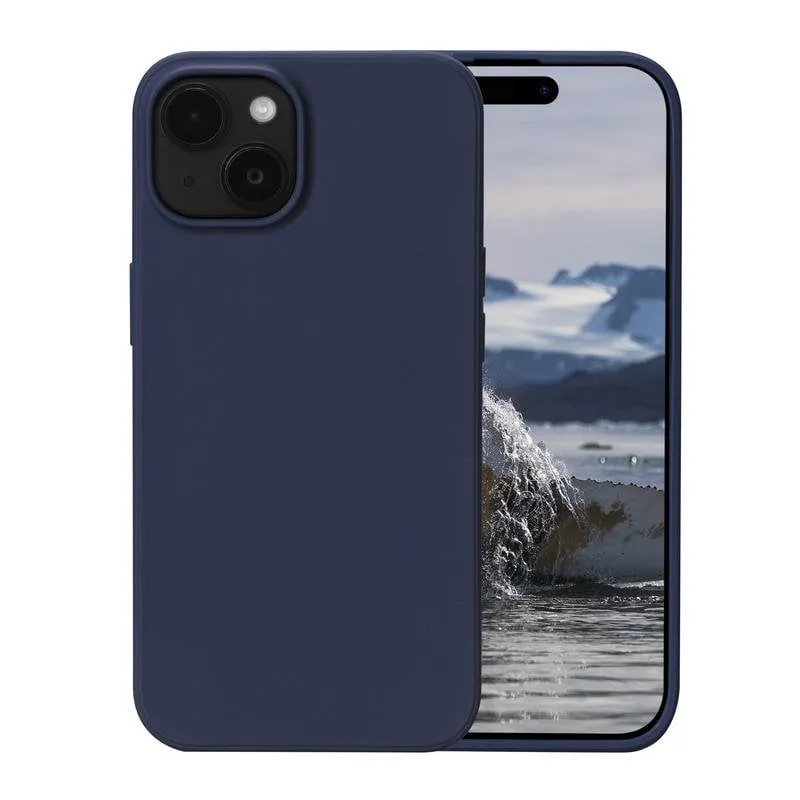 Custodia per cellulare dbramante1928 Greenland Cover Blu per iPhone 17e/16e/15/14/13 - immagine 1