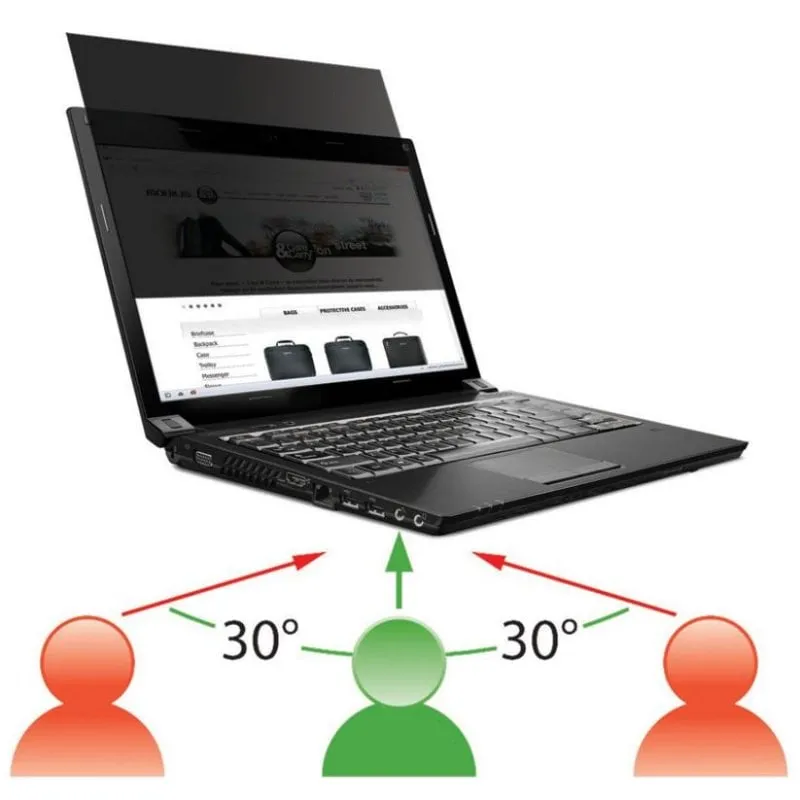 Filtro di privacy per portatile MOBILIS 13.3" 16:10 senza cornice - immagine 1