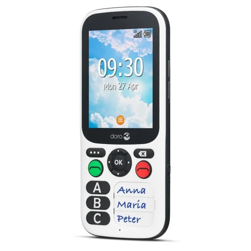 Doro 780X 4G 2,8" Dual SIM Bluetooth GPS Bianco - immagine 1