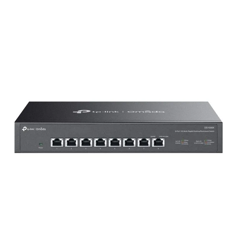 Switch TP-Link Omada DS1008X 8 Porte 10G Non Gestito 1U - immagine 1