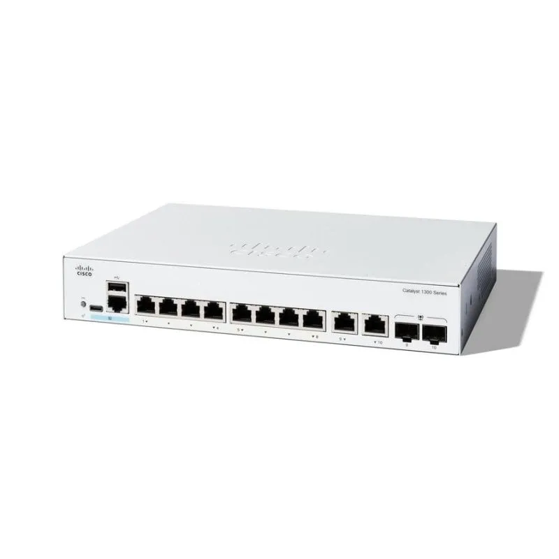 Switch Cisco Catalyst 1300 Gestito L2 8 Porte Gigabit Ethernet Montaggio in Rack - immagine 1