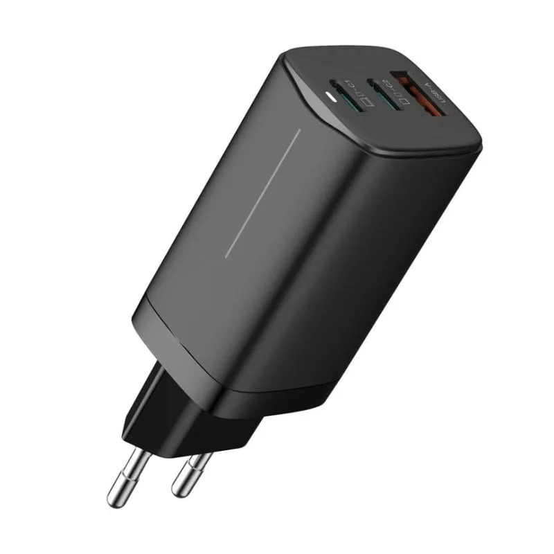 Caricatore DLH DY-AI4800 65W GaN 2 Porte USB-C e 1 USB-A per Portatile e Mobile - immagine 1