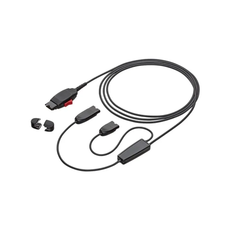 Cavo HP Poly Y con cuffie digitali a bloccaggio QD 2,13 m - immagine 1