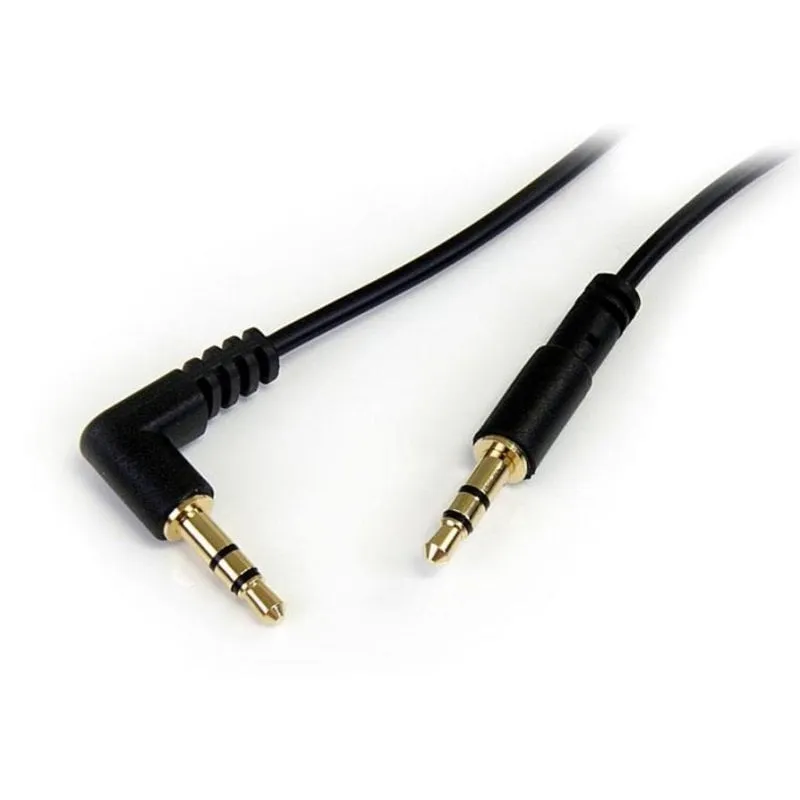 Cavo audio stereo 3,5mm maschio a maschio 1,8m StarTech angolato destro - immagine 1