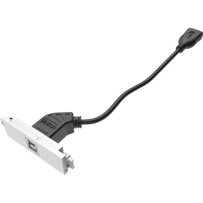 Multipresa Vision TC3 USBB 1 presa USB 3.2 Gen 1 bianca ABS - immagine 1
