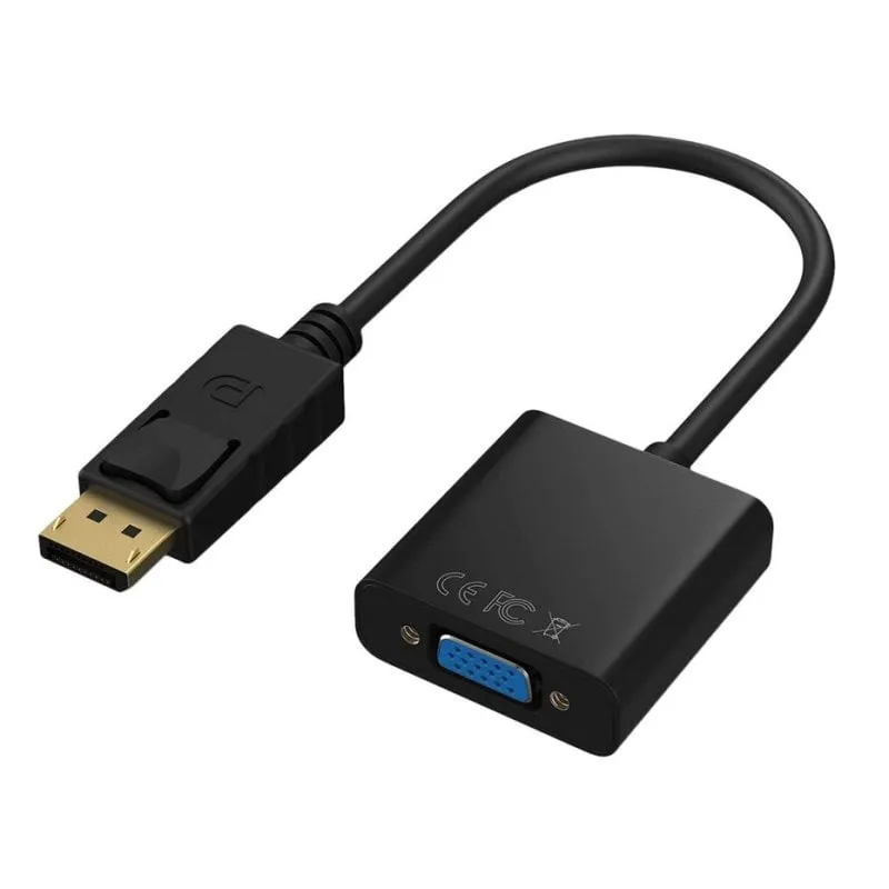 Adattatore DisplayPort a VGA DLH DY-TU4941B 0,15 m Nero - immagine 1