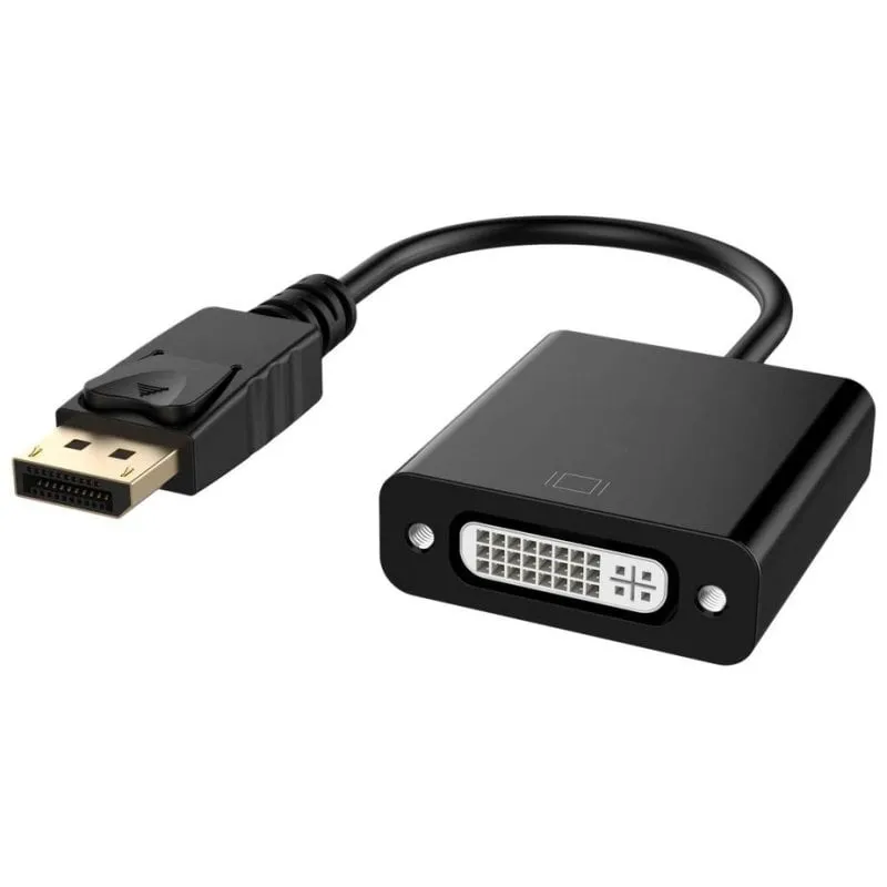 Adattatore DisplayPort a DVI DLH DY-TU4936B 0,15 m Nero - immagine 1