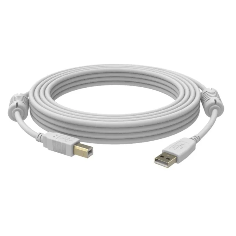 Cavo USB Vision 3 m Maschio/Maschio Bianco - immagine 1