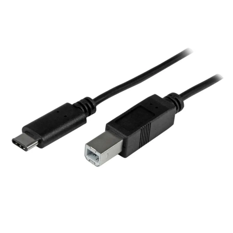 Cavo USB B a USB C 1 m DLH DY-TU5177B USB 2.0 Nero - immagine 1