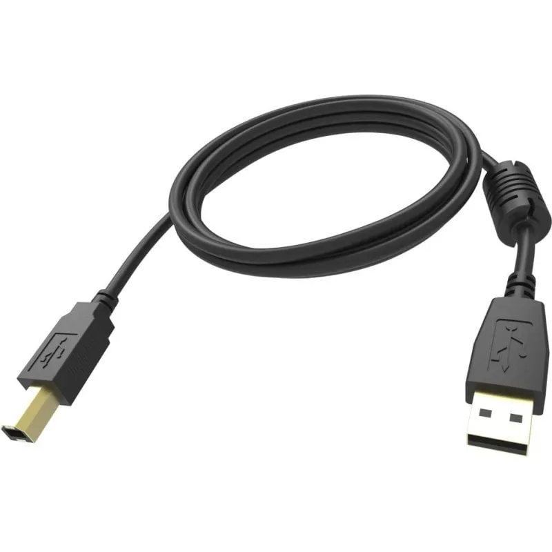 Cavo USB Vision TC 3MUSB/BL 3 m USB A a USB B 2.0 Nero - immagine 1
