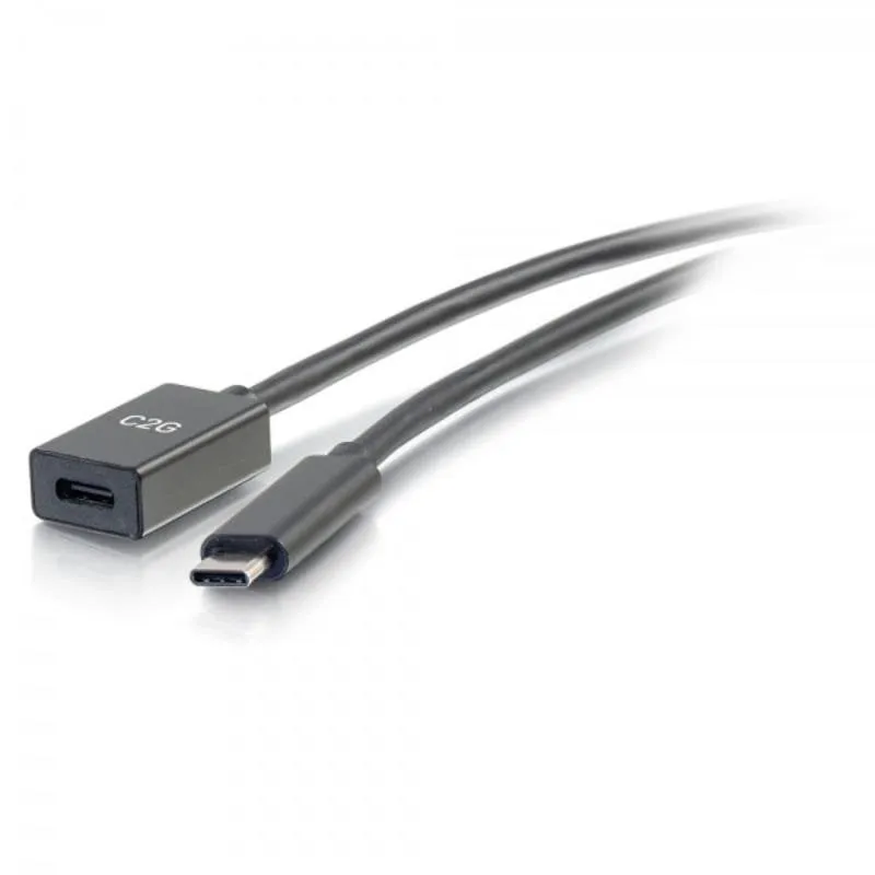 Cavo di estensione USB-C a C 3.1 Gen 2 C2G 90 cm Nero - immagine 1